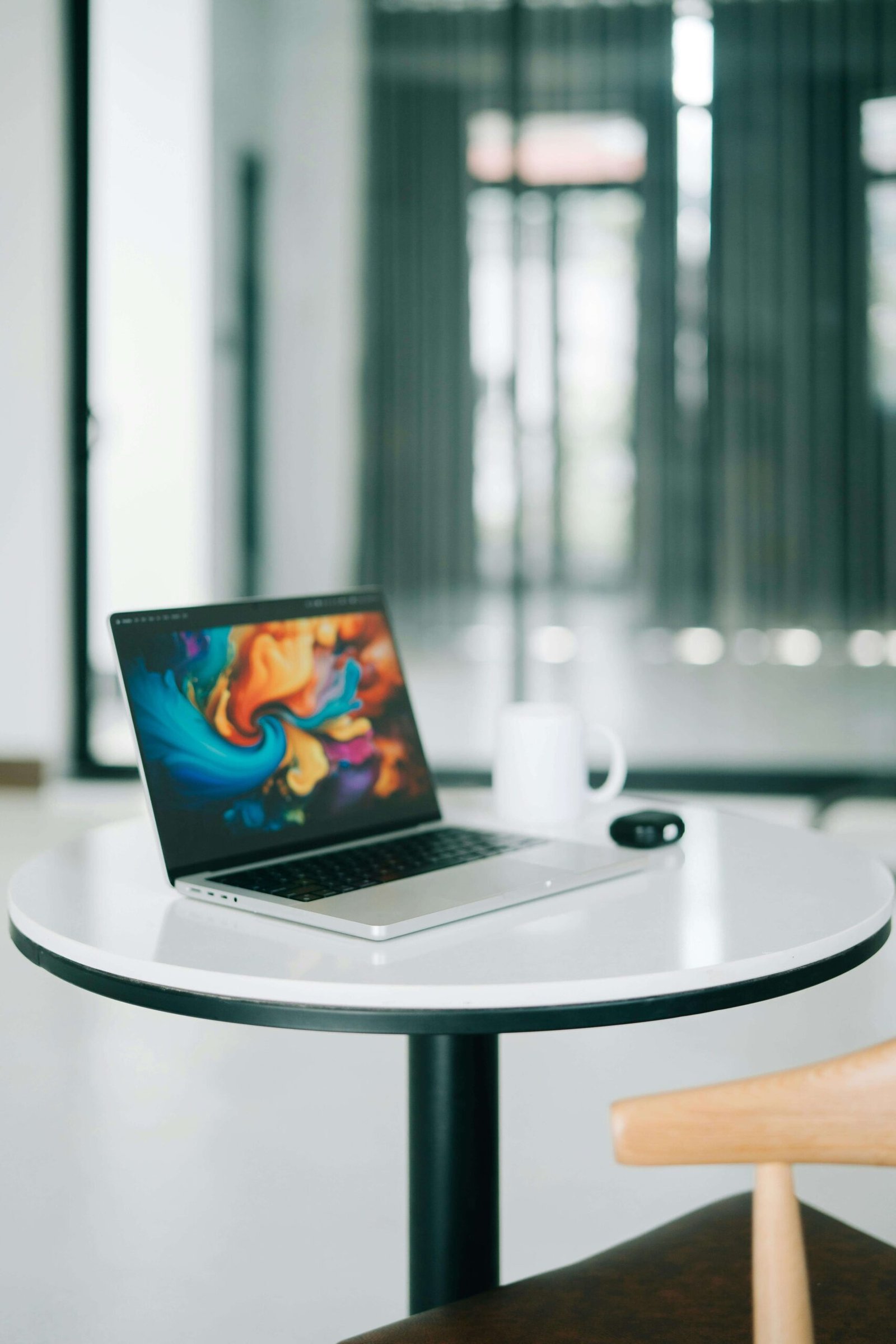 Calm workspace with laptop for planning a return to work